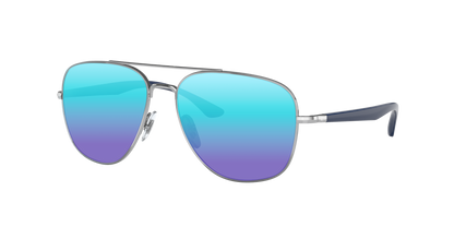 SILVER, Blue-Mirrored, Sunberryrx