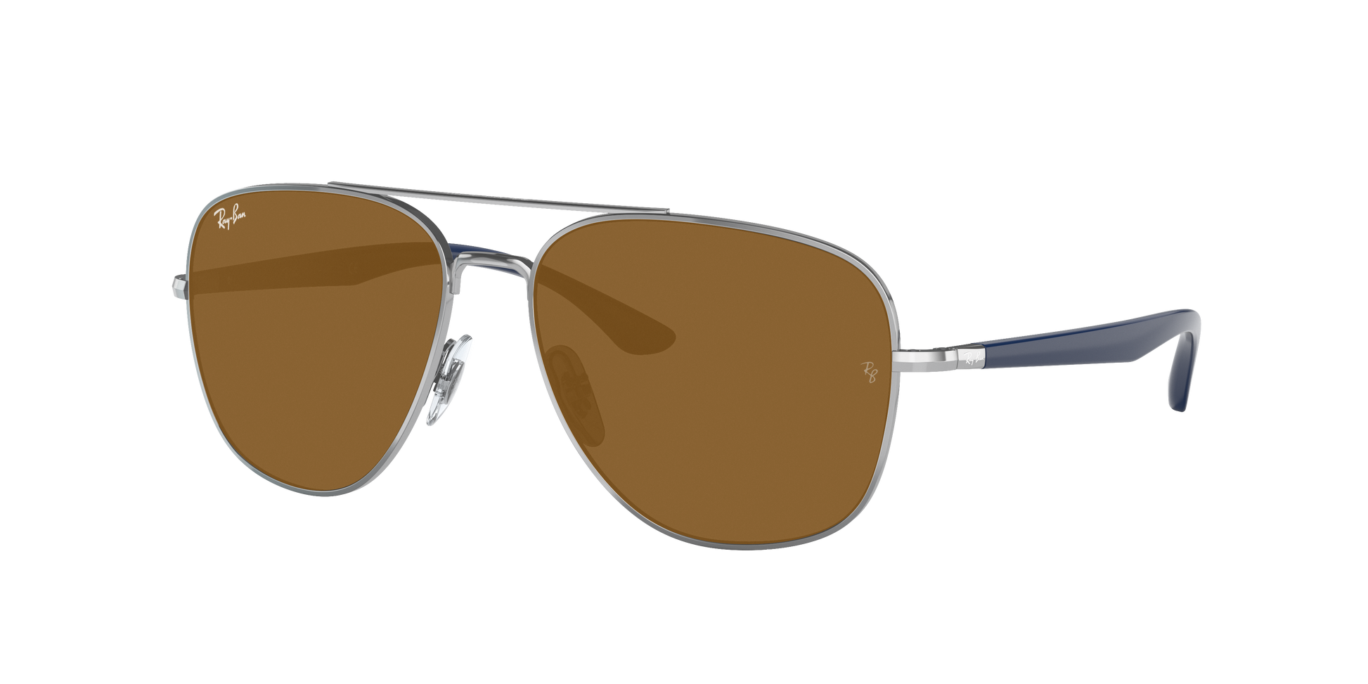 SILVER, Brown-Polarized, Rayban