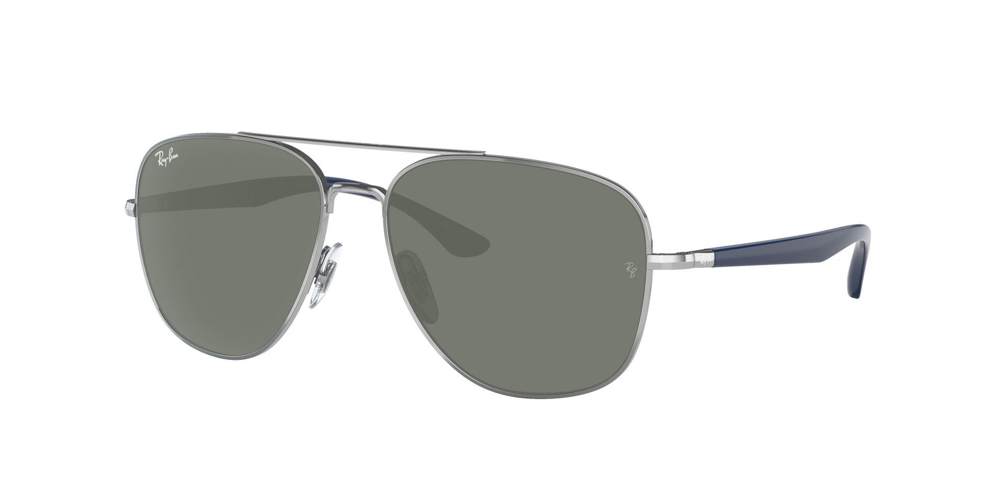 SILVER, Green-Polarized, Rayban