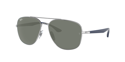 SILVER, Green-Polarized, Rayban