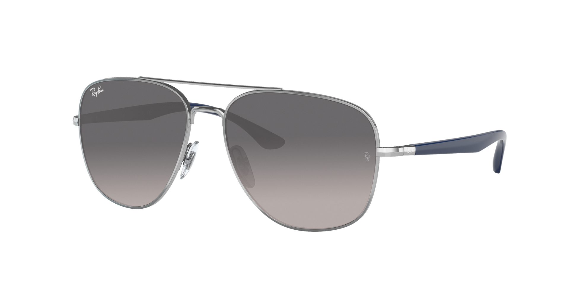 SILVER, Grey Gradient-Polarized, Rayban