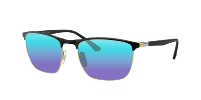 BLACK ON ARISTA, Blue-Mirrored, Sunberryrx
