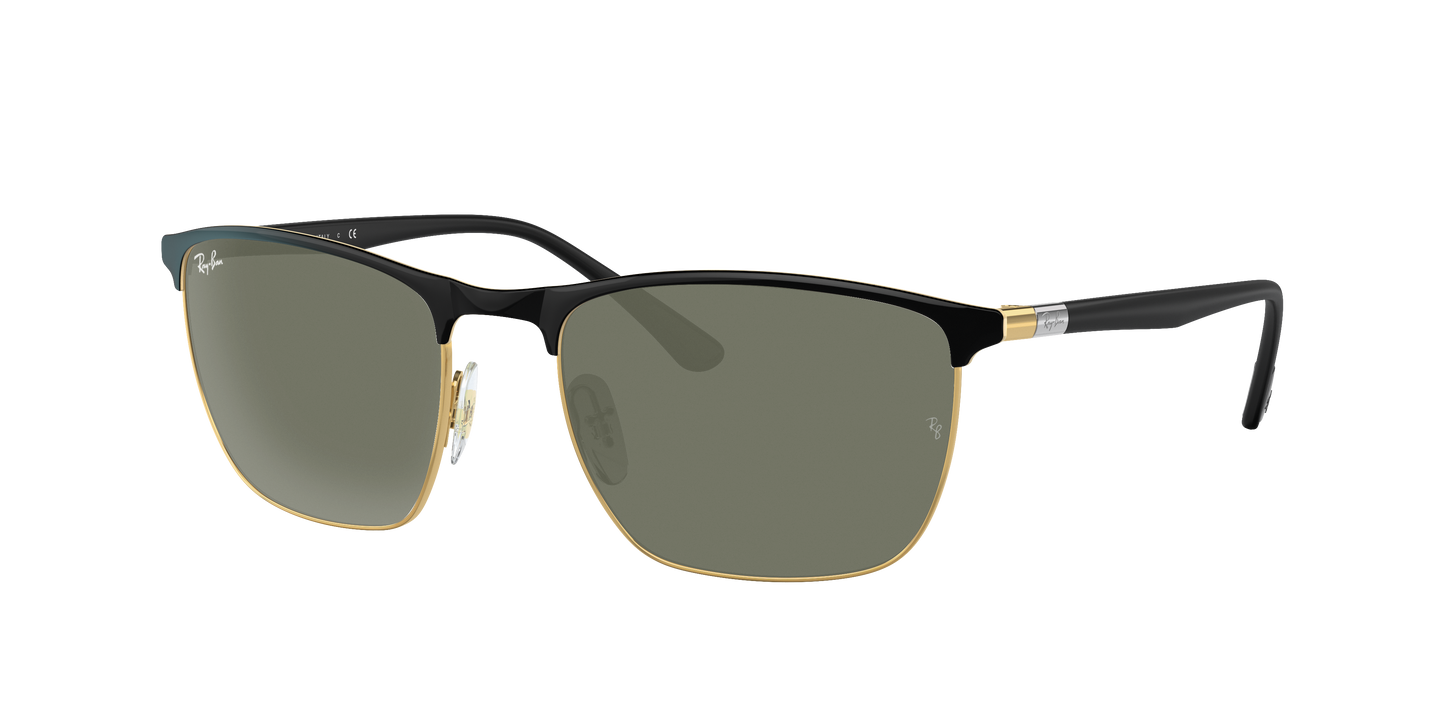 BLACK ON ARISTA, Green, Rayban