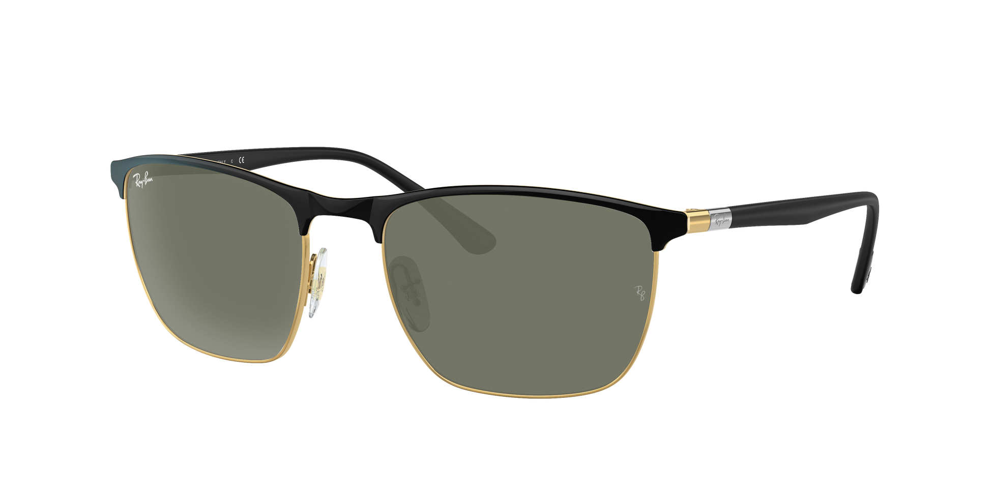 BLACK ON ARISTA, Green, Rayban