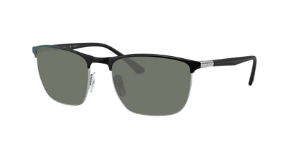 BLACK ON SILVER, Green-Polarized, Sunberryrx