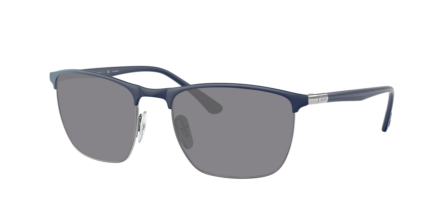BLUE ON GUNMETAL, Grey, Sunberryrx