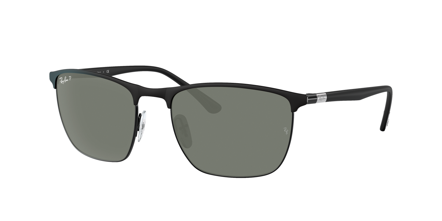 BLACK, Green-Polarized, Rayban