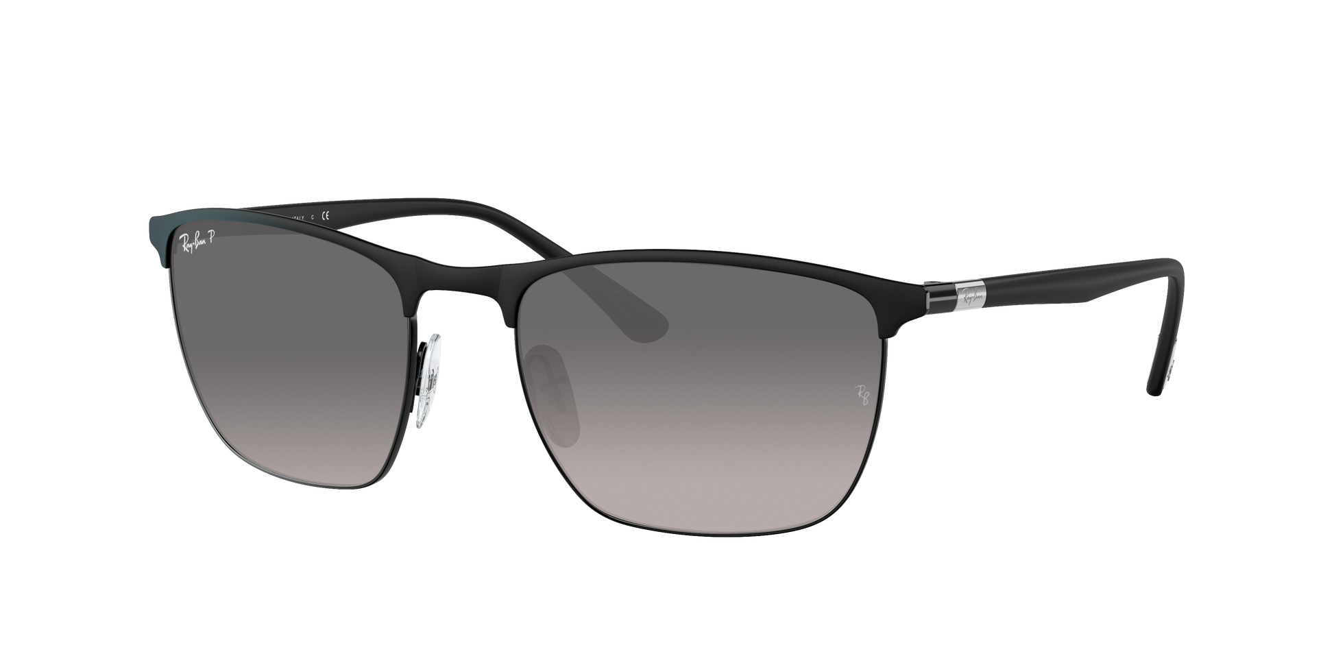 BLACK, Grey Gradient-Polarized, Rayban