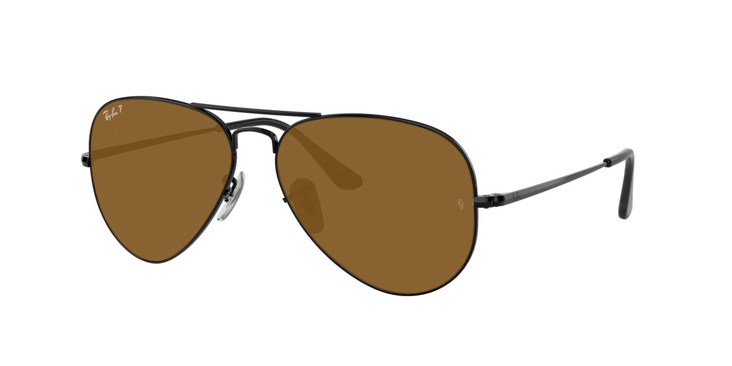 Black, Brown-Polarized, Rayban
