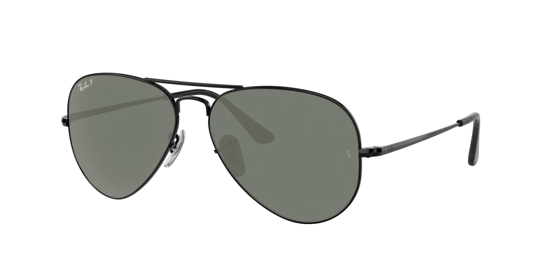 Black, Green-Polarized, Rayban