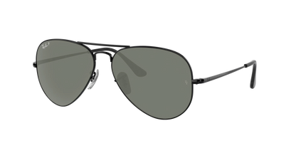 Black, Green-Polarized, Rayban