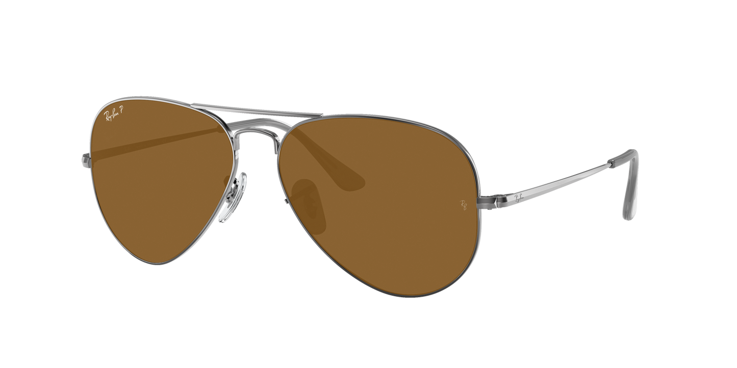 Gunmetal, Brown-Polarized, Rayban