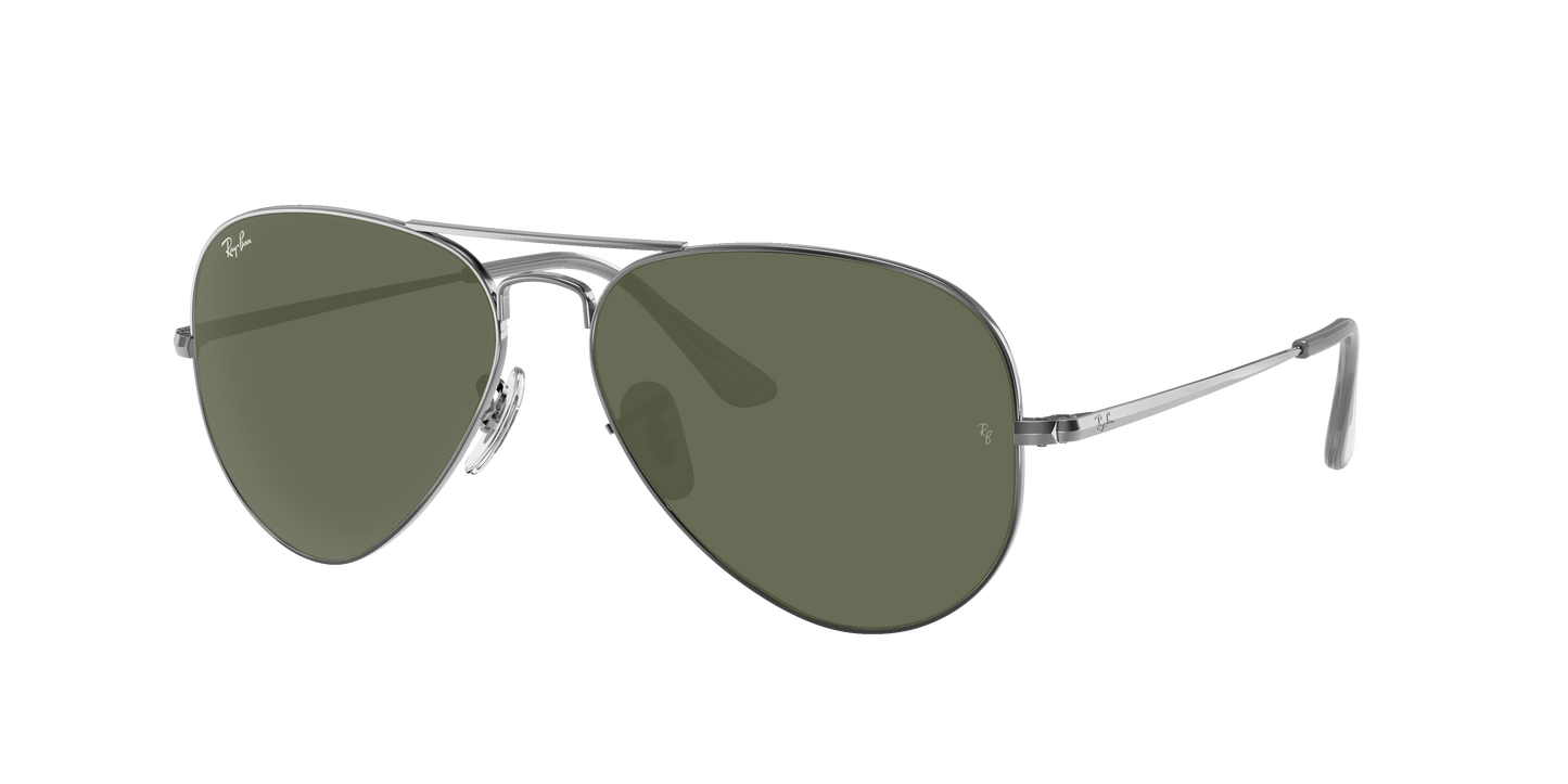 Gunmetal, Green, Rayban
