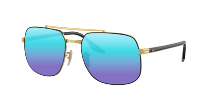 BLACK ON ARISTA, Blue-Mirrored, Sunberryrx