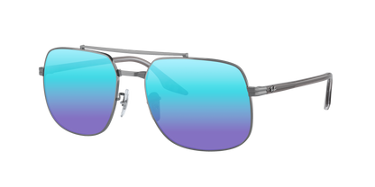 Gunmetal, Blue-Mirrored, Sunberryrx