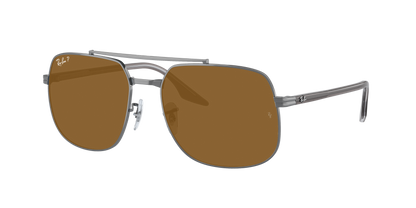 Gunmetal, Brown-Polarized, Rayban