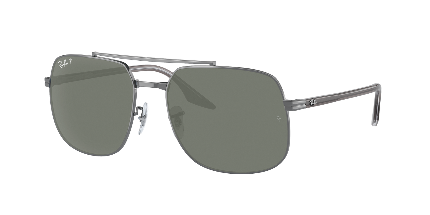 Gunmetal, Green-Polarized, Rayban