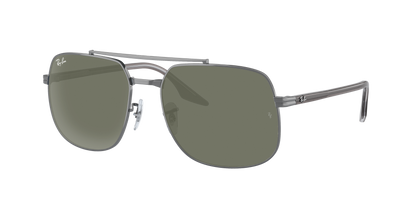 Gunmetal, Green, Rayban