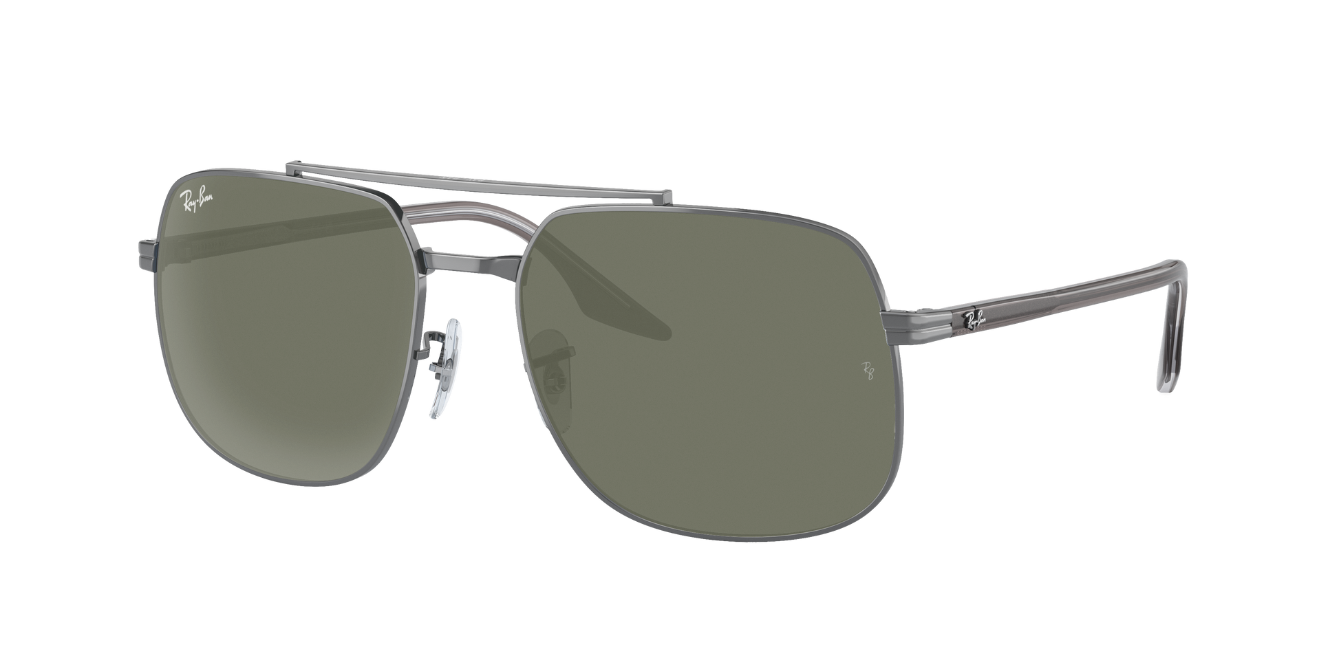 Gunmetal, Green, Rayban