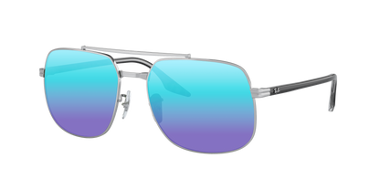 SILVER, Blue-Mirrored, Sunberryrx