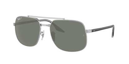 SILVER, Green-Polarized, Rayban