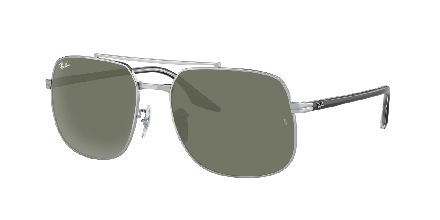 SILVER, Green, Rayban