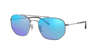 Gunmetal, Blue-Mirrored, Sunberryrx