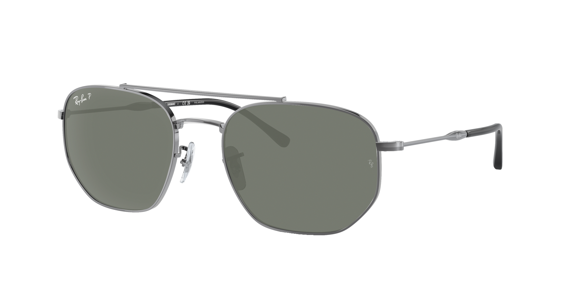 Gunmetal, Green-Polarized, Rayban