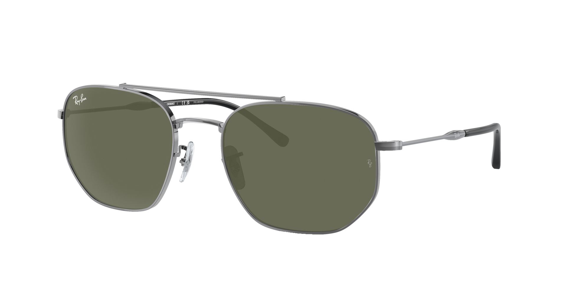 Gunmetal, Green, Rayban