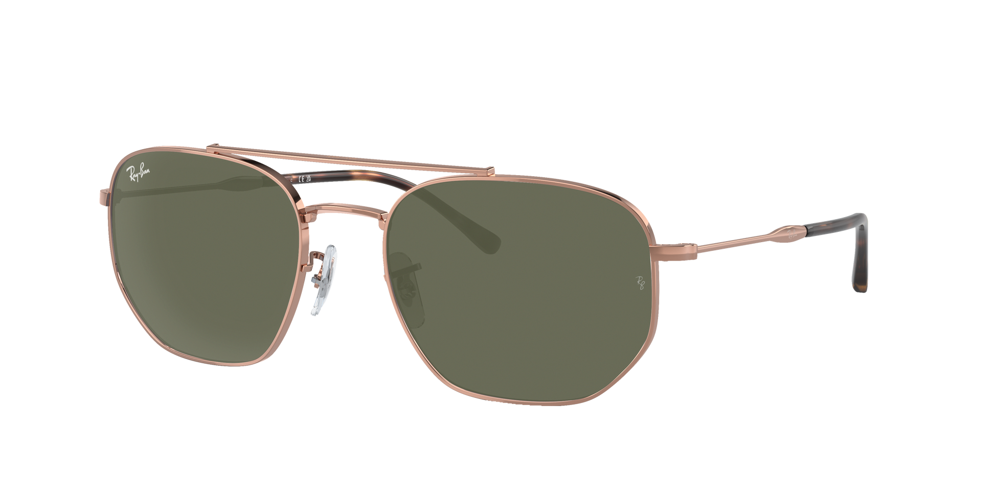 Rose Gold, Green, Rayban