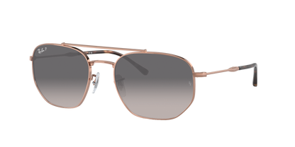 Rose Gold, Grey Gradient-Polarized, Rayban