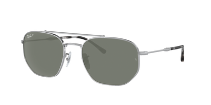 SILVER, Green-Polarized, Rayban