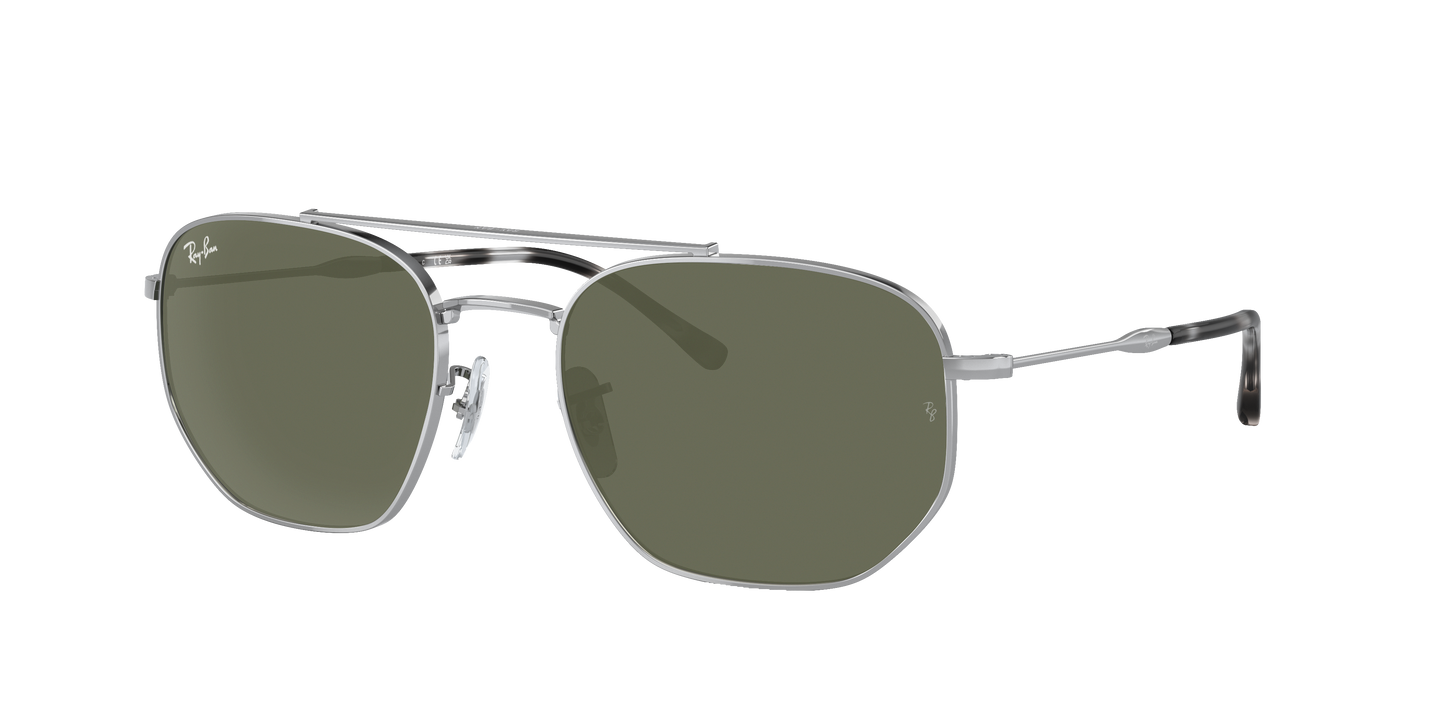 SILVER, Green, Rayban