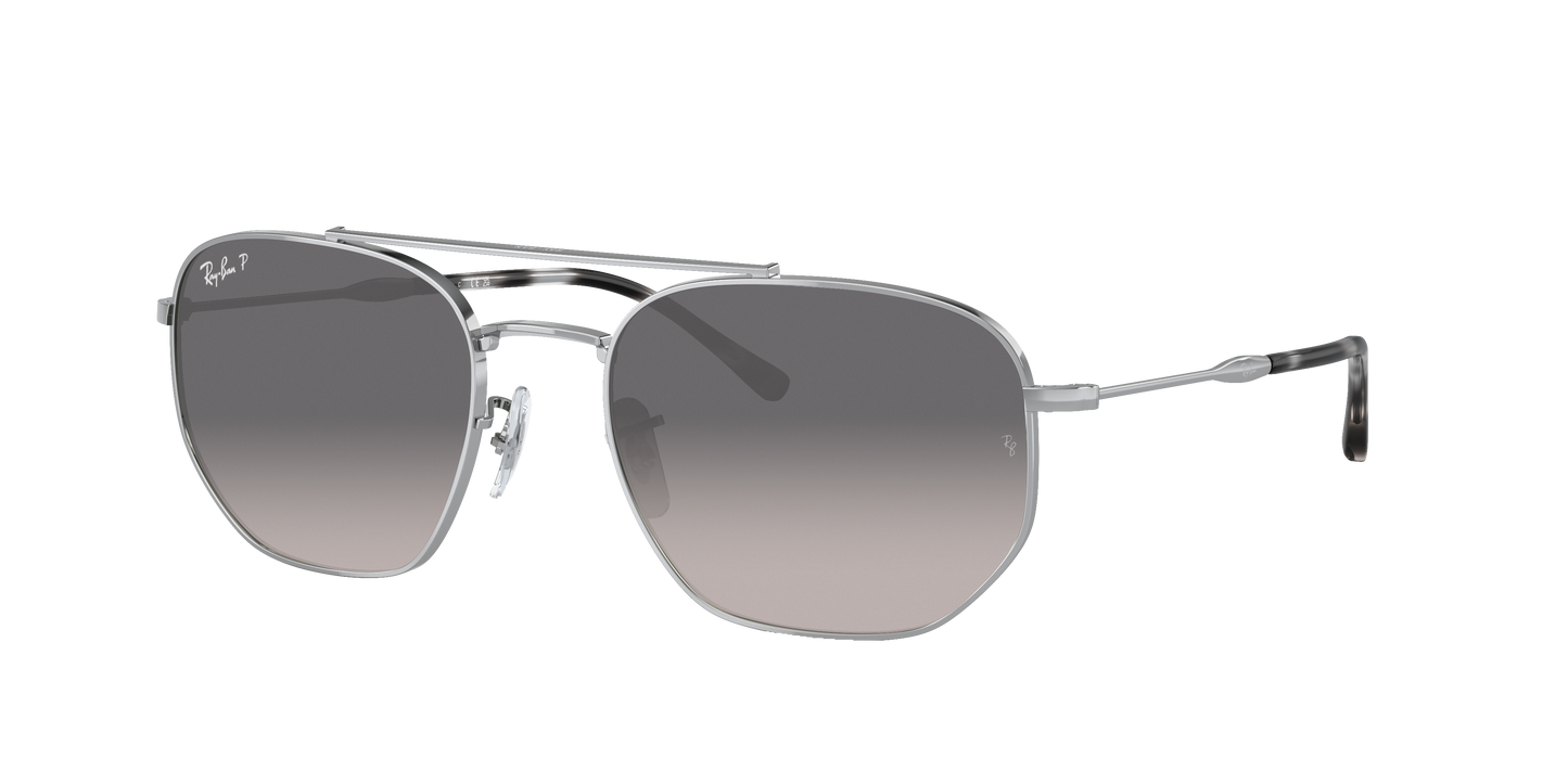 SILVER, Grey Gradient-Polarized, Rayban