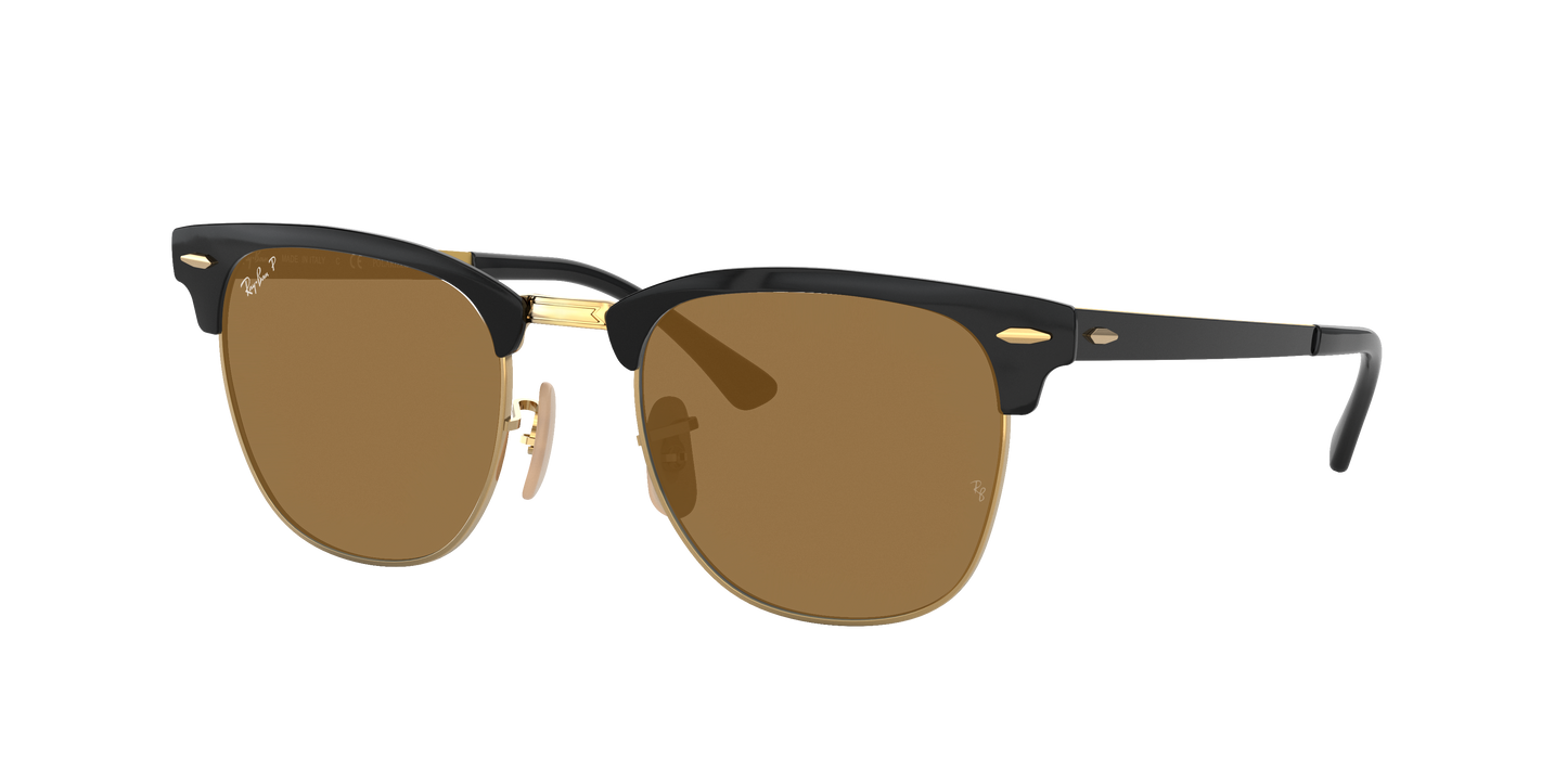 BLACK ON ARISTA, Brown-Polarized, Rayban