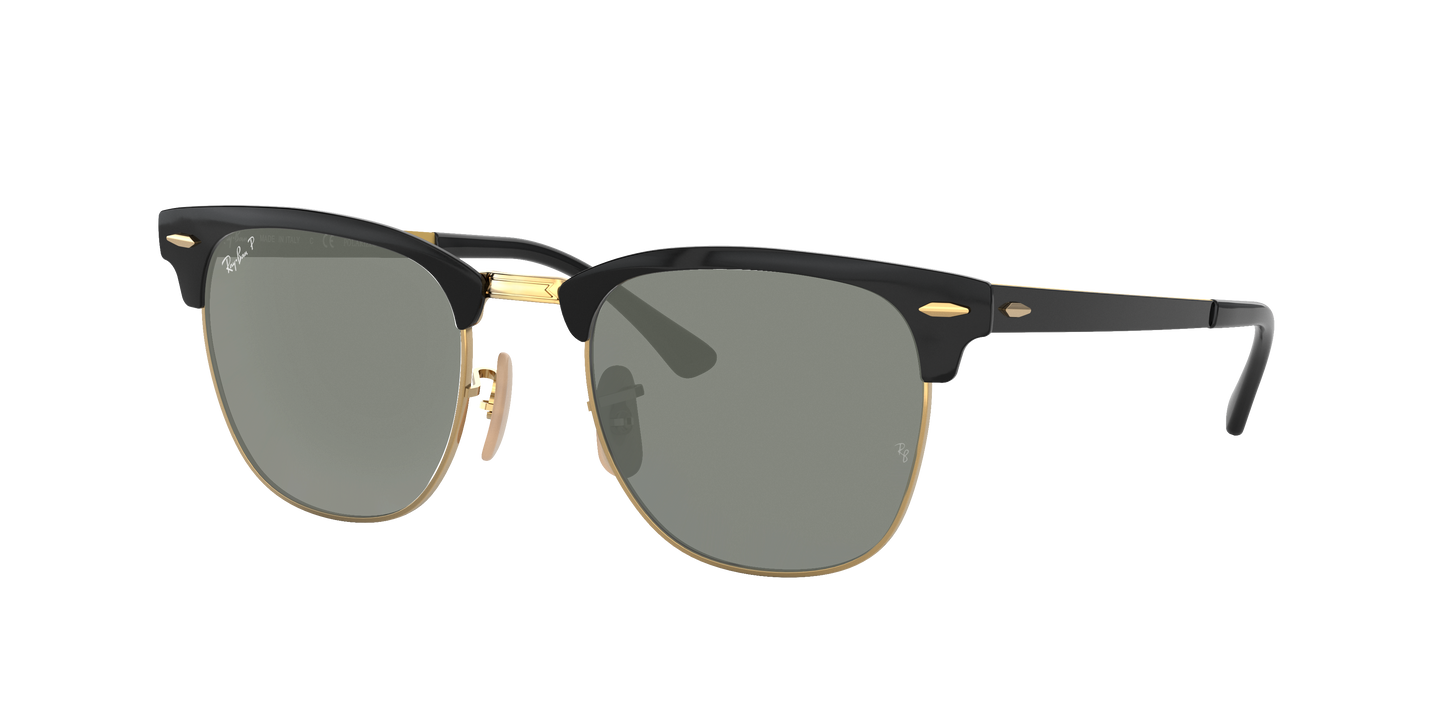 BLACK ON ARISTA, Green-Polarized, Rayban