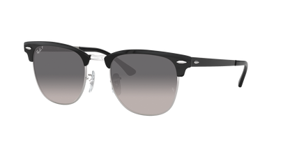 BLACK ON SILVER, Grey Gradient-Polarized, Rayban
