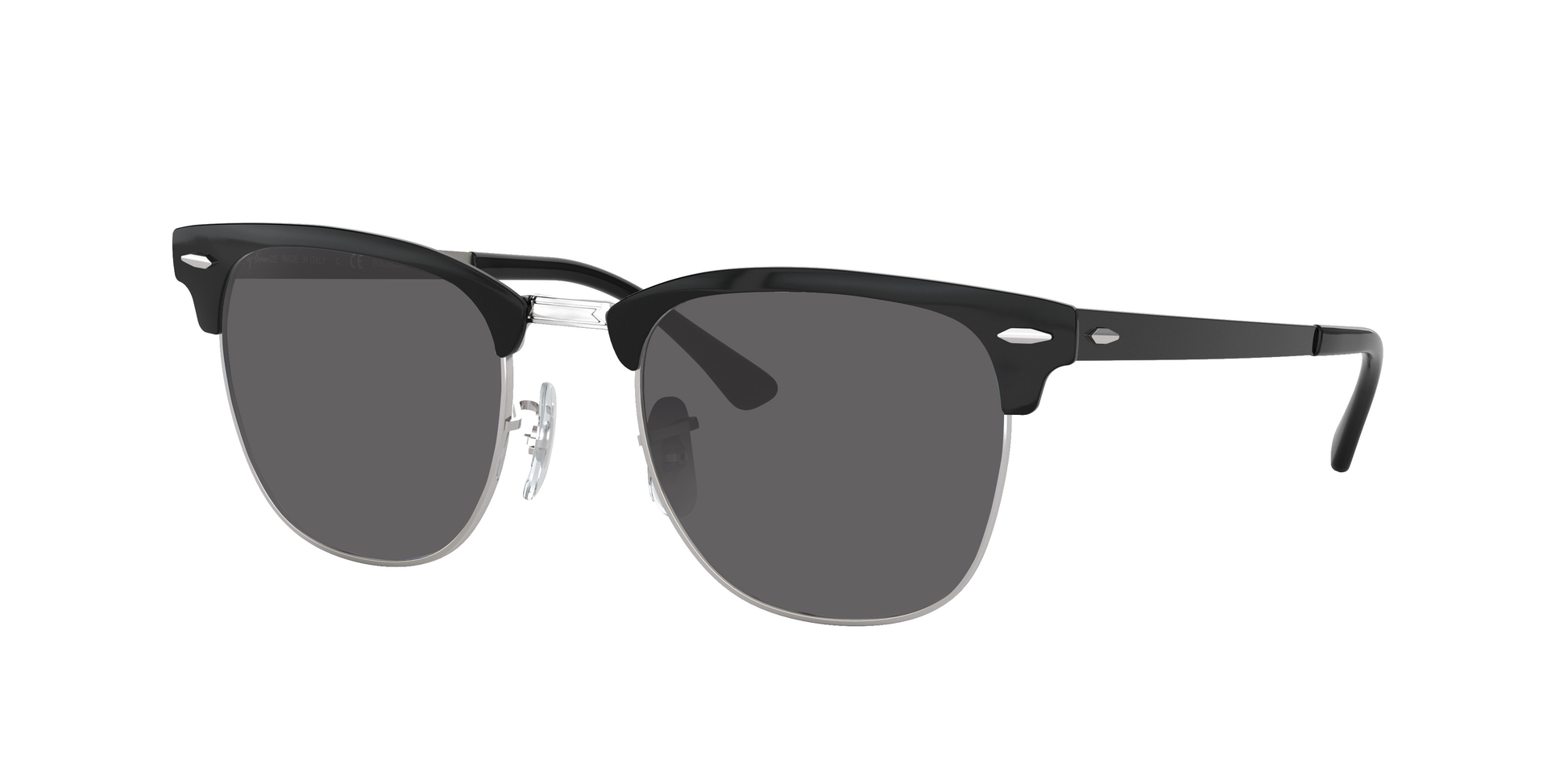 BLACK ON SILVER, Grey-Polarized, Sunberryrx