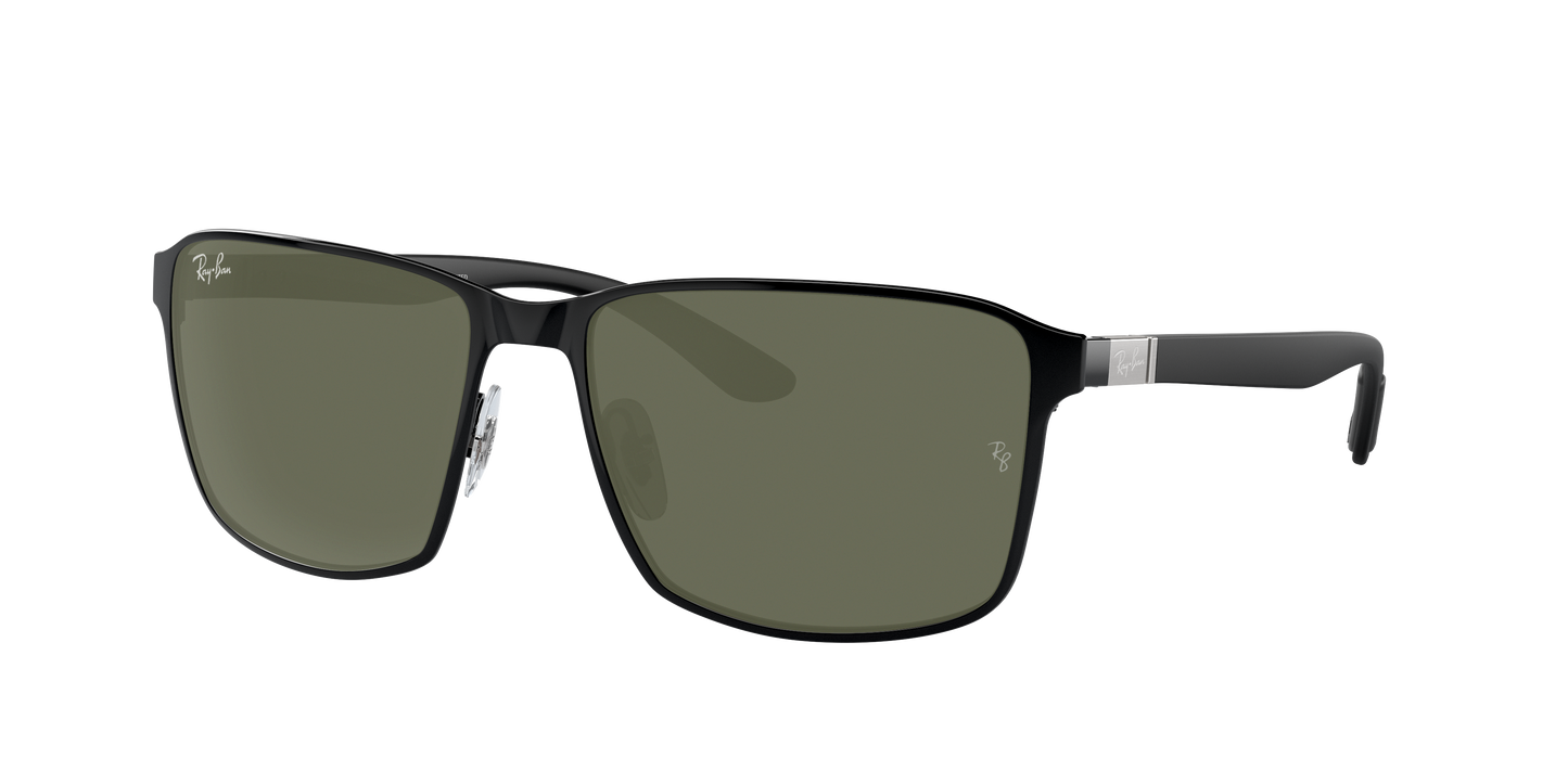 BLACK ON BLACK, Green, Rayban