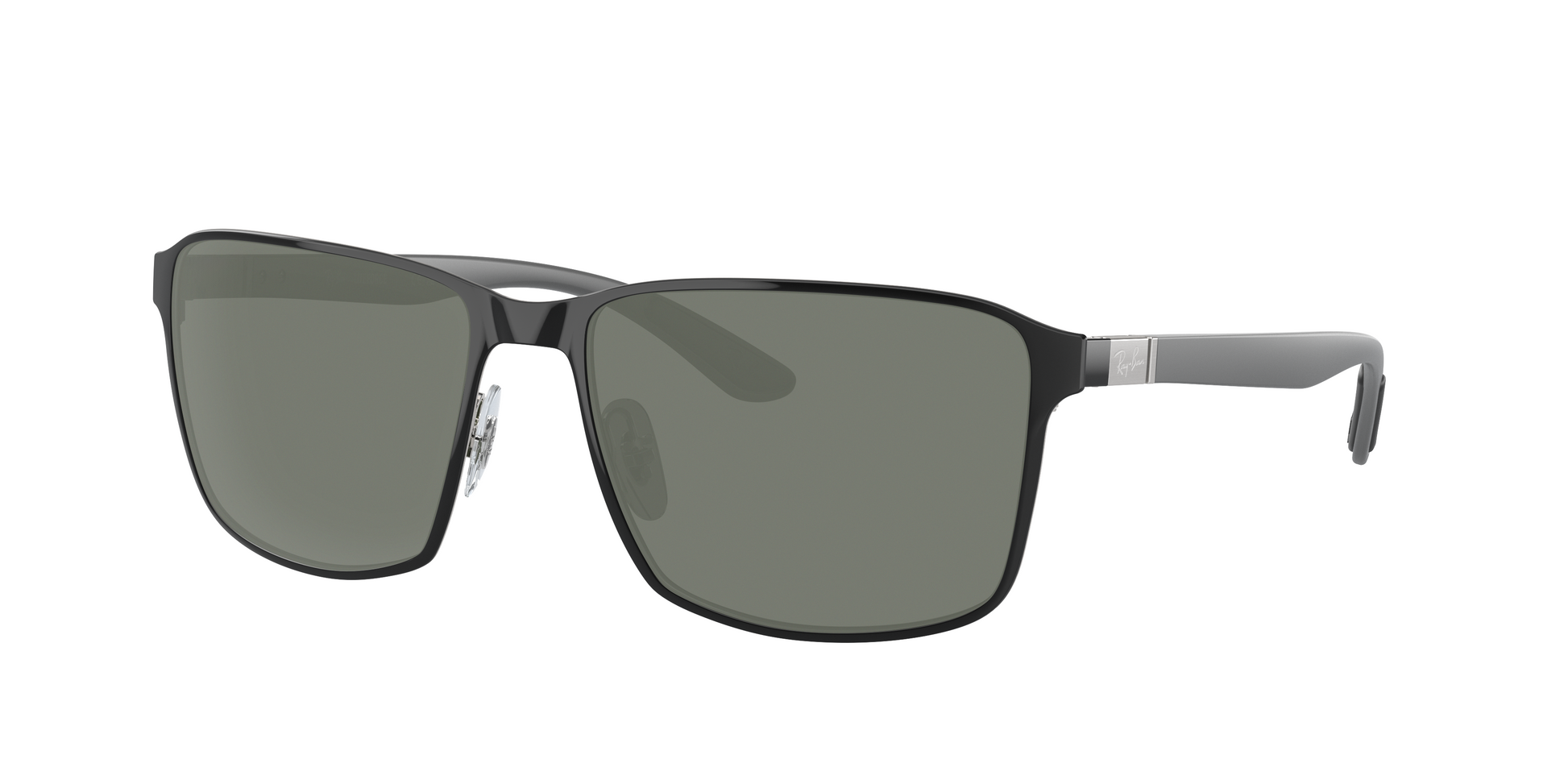 BLACK ON SILVER, Green-Polarized, Sunberryrx