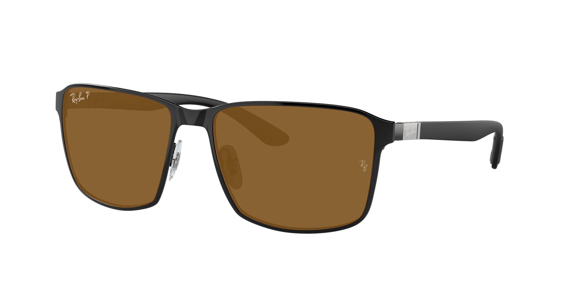 BLACK ON BLACK, Brown-Polarized, Rayban