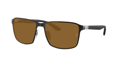 BLACK ON BLACK, Brown-Polarized, Rayban