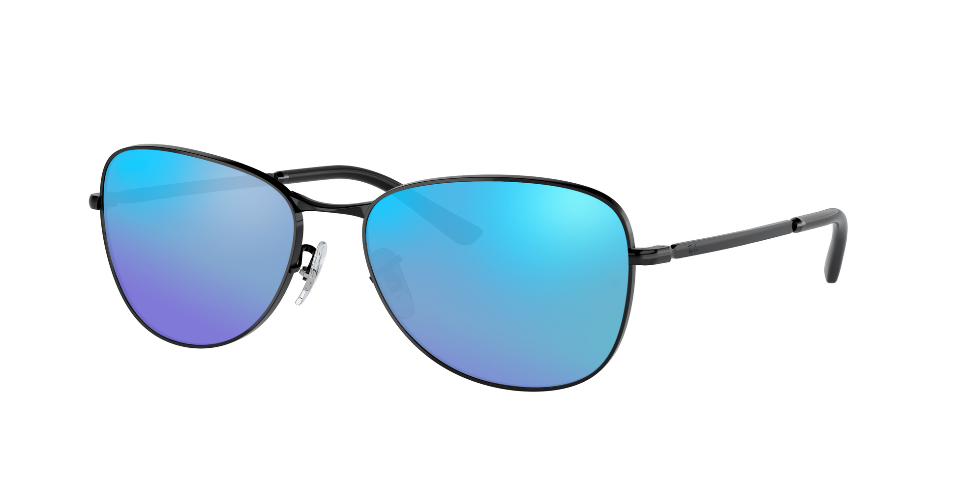 Black, Blue-Mirrored, Sunberryrx