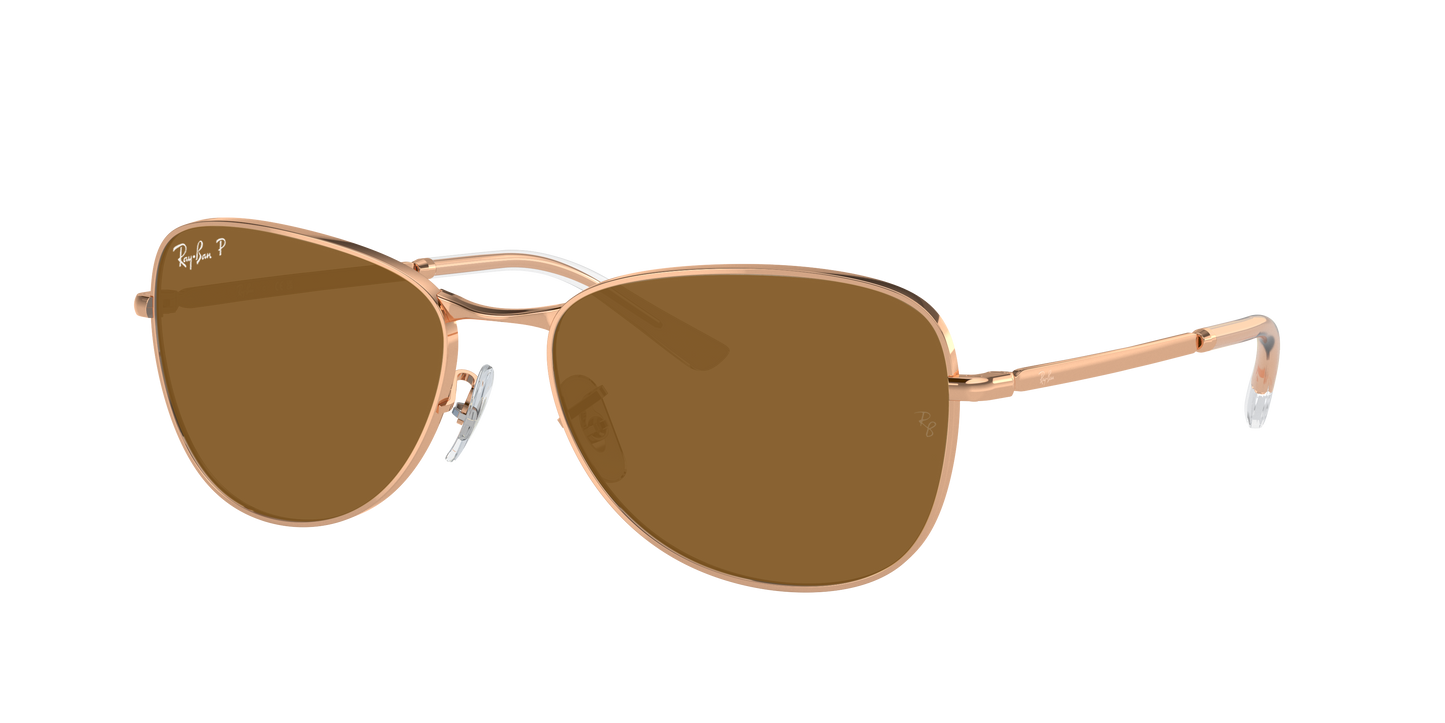 ROSEGOLD, Brown-Polarized, Rayban