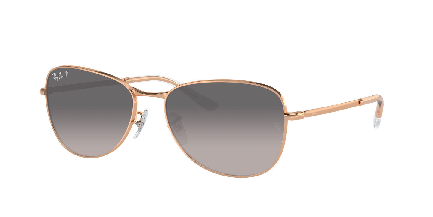 ROSEGOLD, Grey Gradient-Polarized, Rayban