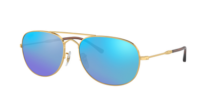 Arista Gold, Blue-Mirrored, Sunberryrx