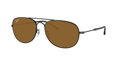 Black, Brown-Polarized, Rayban