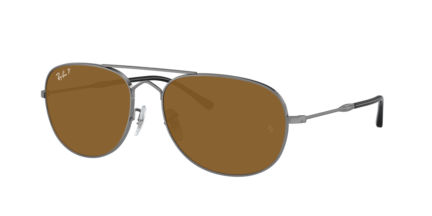 Gunmetal, Brown-Polarized, Rayban
