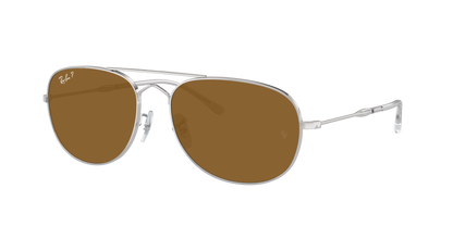 SILVER, Brown-Polarized, Rayban