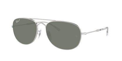 SILVER, Green-Polarized, Rayban